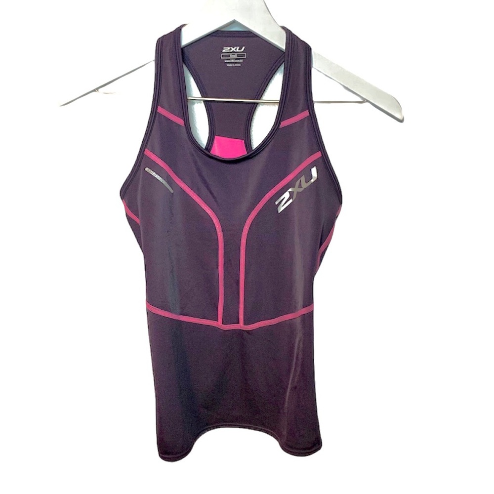 2XU Grey Racerback Active Tank